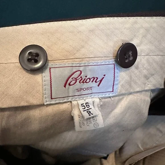Brioni Brown Pants